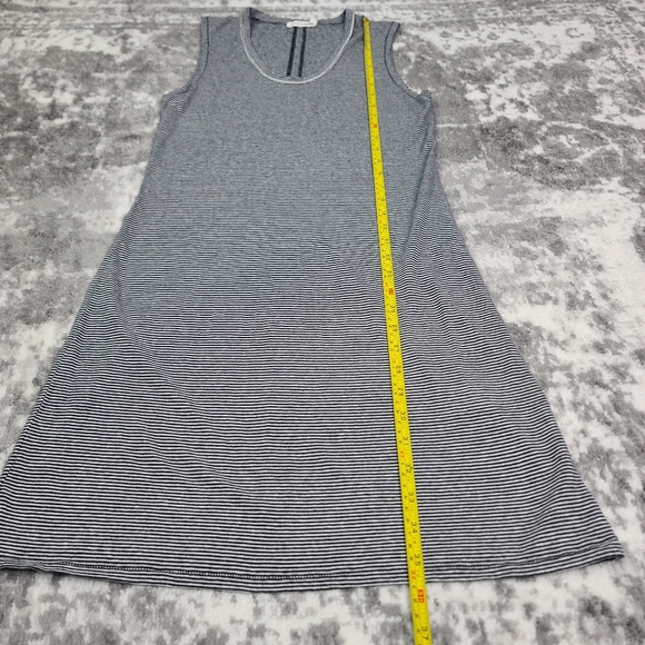 rag & bone Linen Blend Sleeveless Striped Thin Dress - Picture 10 of 11